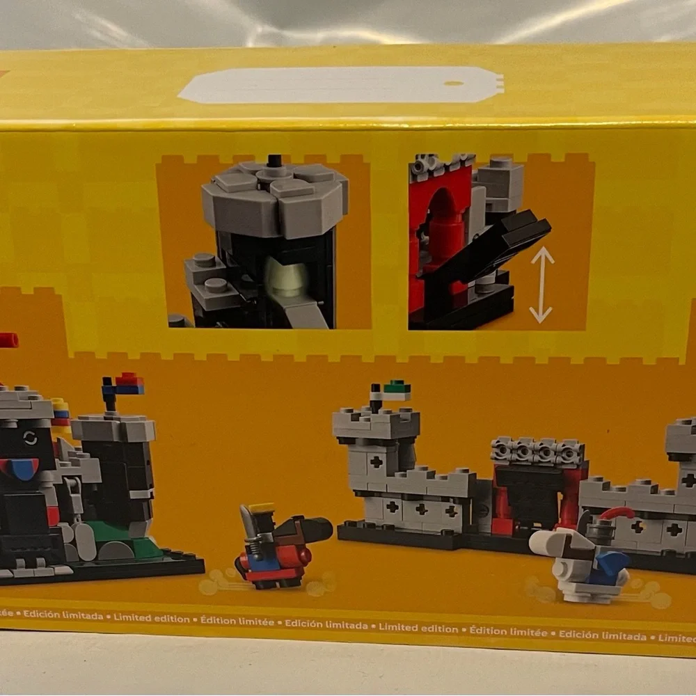 Lego Castle Adventure Set with Red, Blue, and Gray Blocks NWOT